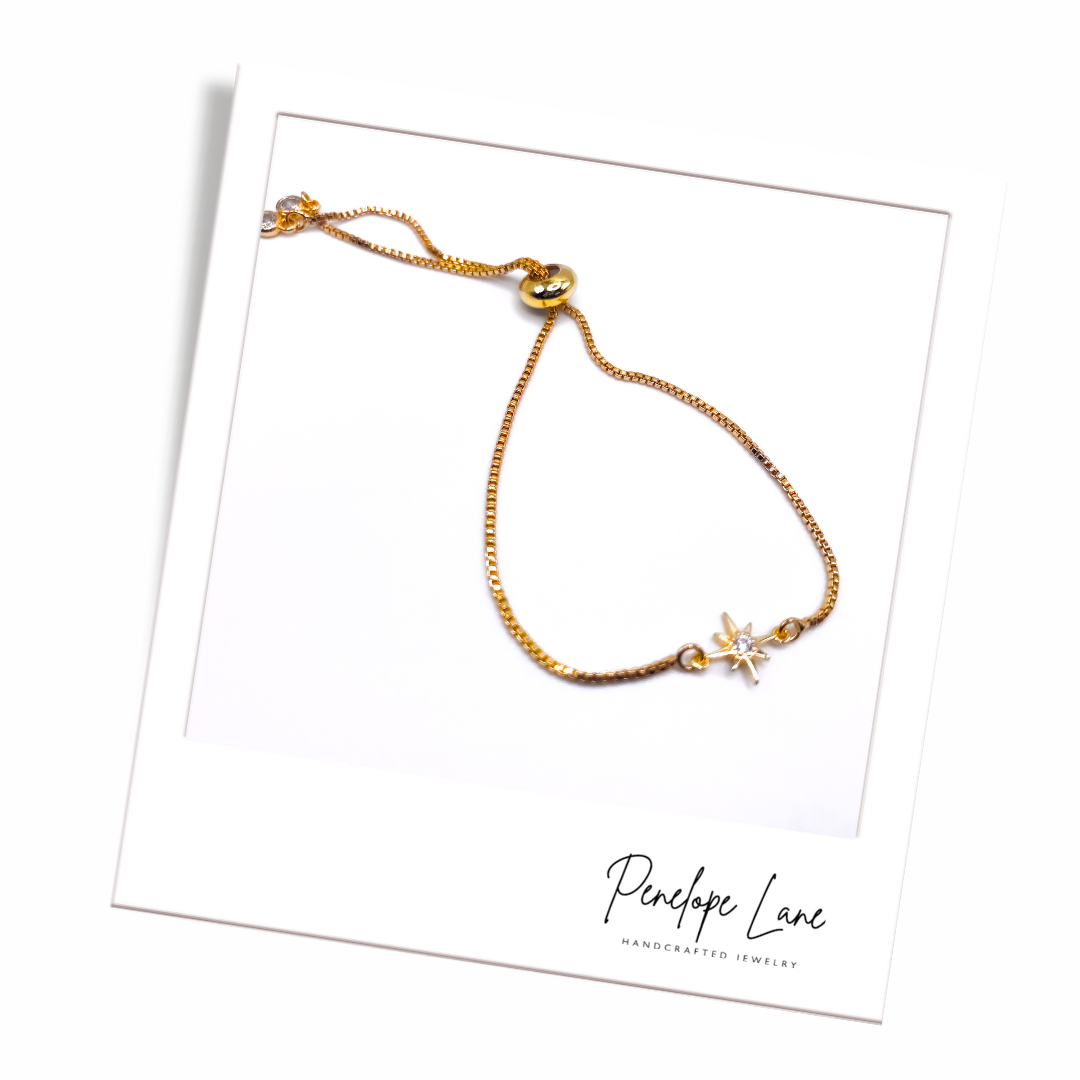 Guiding Light: The Star of Hope Adjustable Bracelet