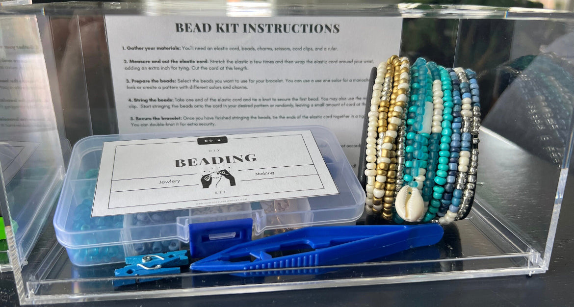 CraftyCharm: DIY Glass Bead Bracelet Creations Kit