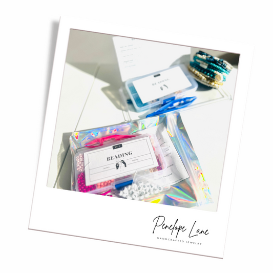 CraftyCharm: DIY Glass Bead Bracelet Creations Kit